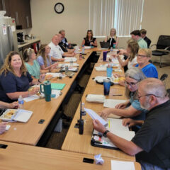 Lincoln County Resource Board around table at June meeting