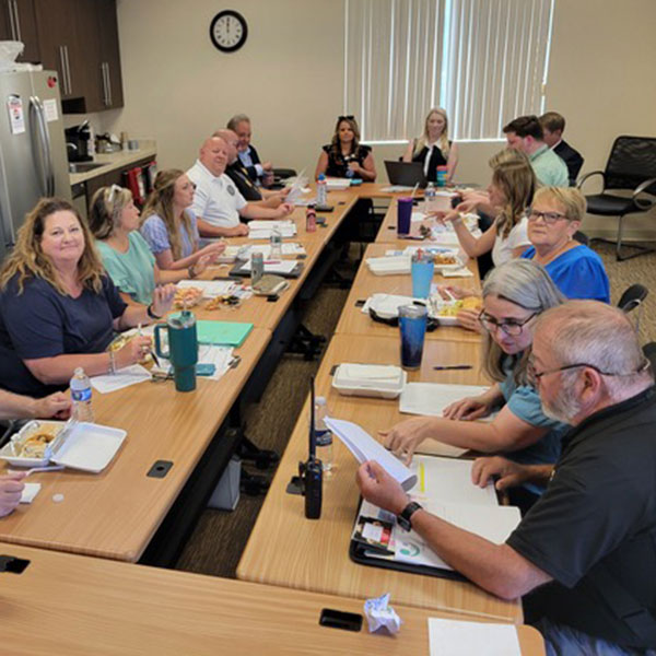 Lincoln County Resource Board around table at June meeting